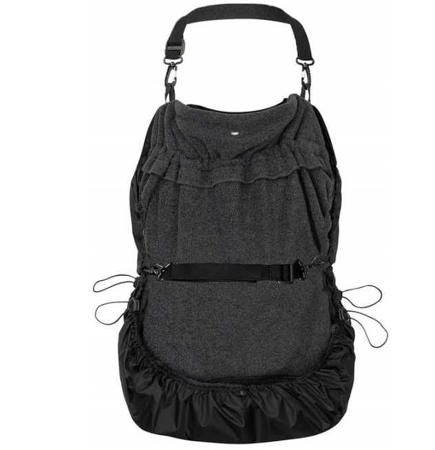 Pokrowiec Hoppediz 3w1 na nosidełko czarny