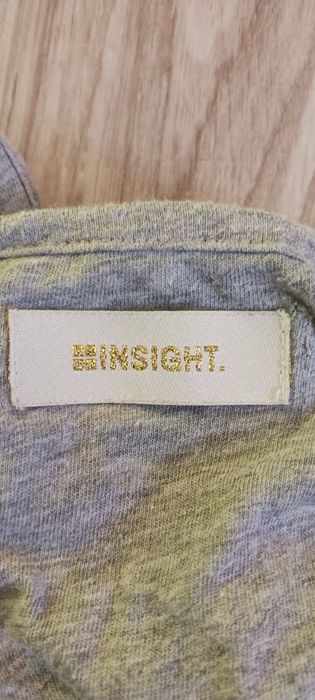 Szary podkoszulek z ufoludkiem Insight rozm.40