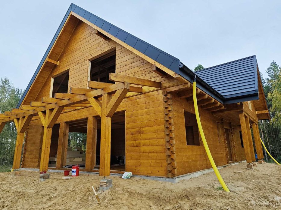 Domy z bali drewnianych, BSH, bal klejony