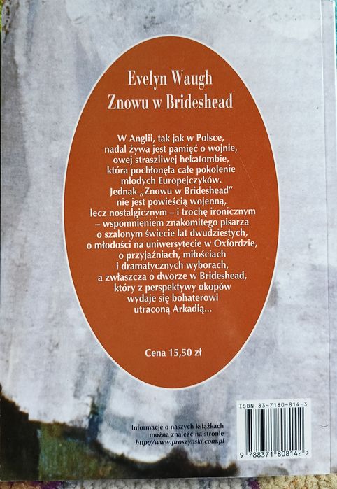 Znowu w Brideshead " Evelyn Waugh
