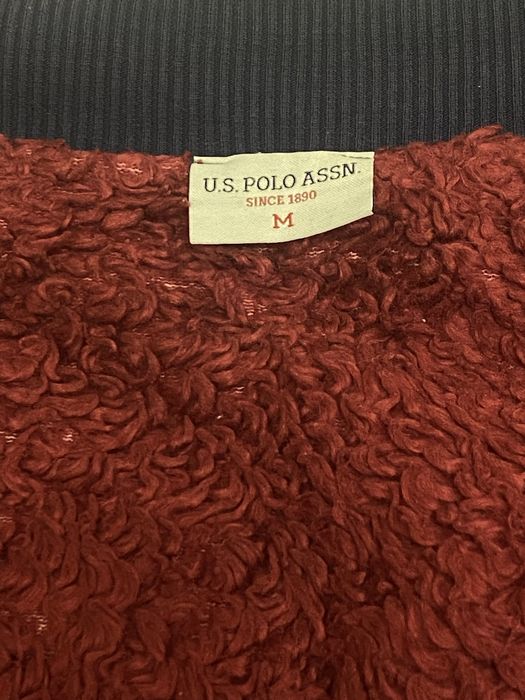 Темно-синій бомбер U.S Polo