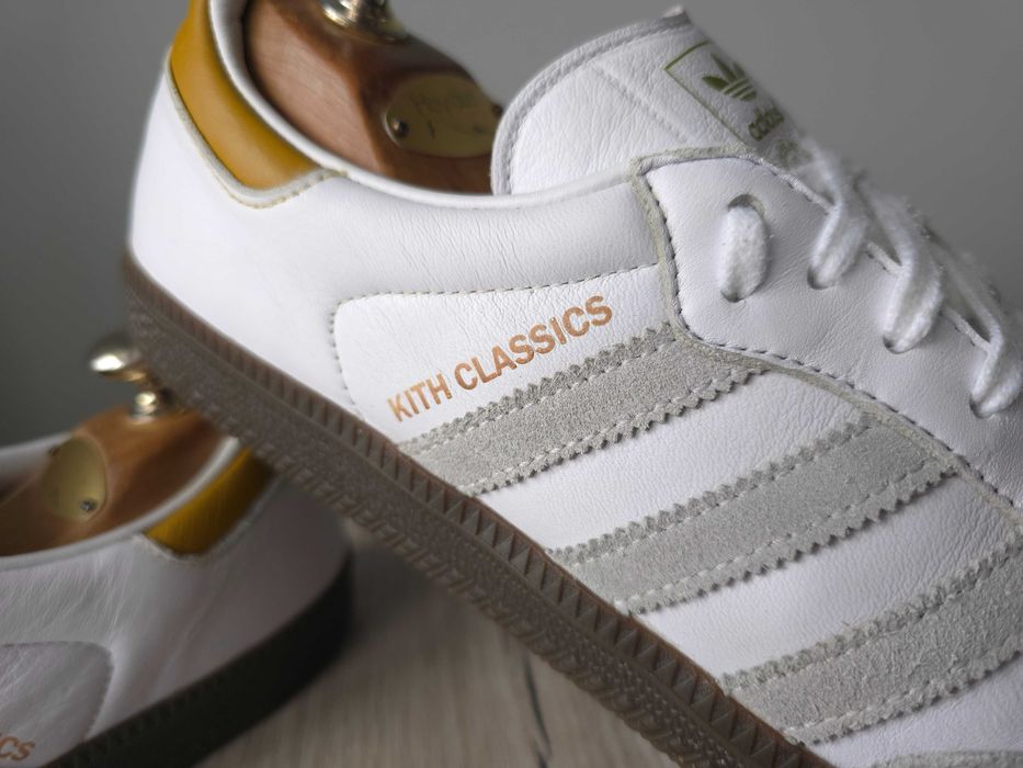 Колаборація кросівки Adidas Samba OG KITH Classics White Mango