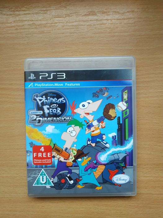Disney Phineas and ferb ps3, stan bardzo dobry, wysyłka olx