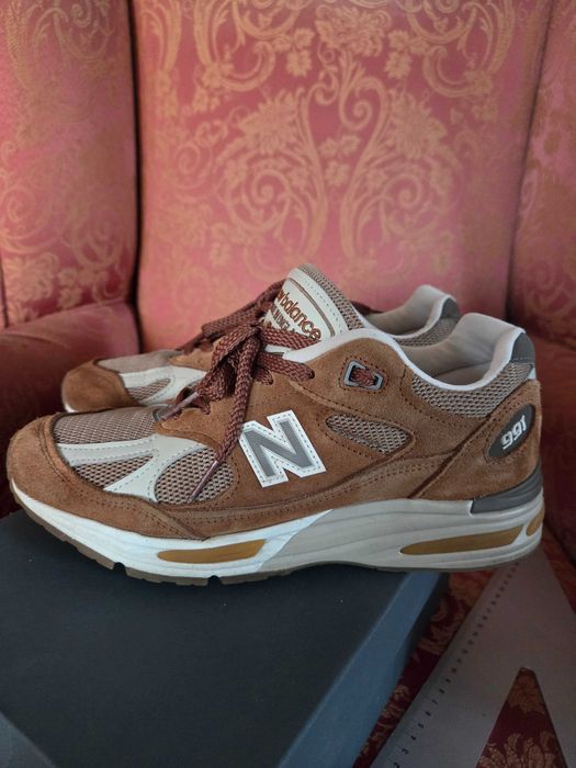 Buty unisex New Balance U991GB2 – brązowe 38,5 (uważam, że to jednak 39) 24,5cm Na gwarancji.