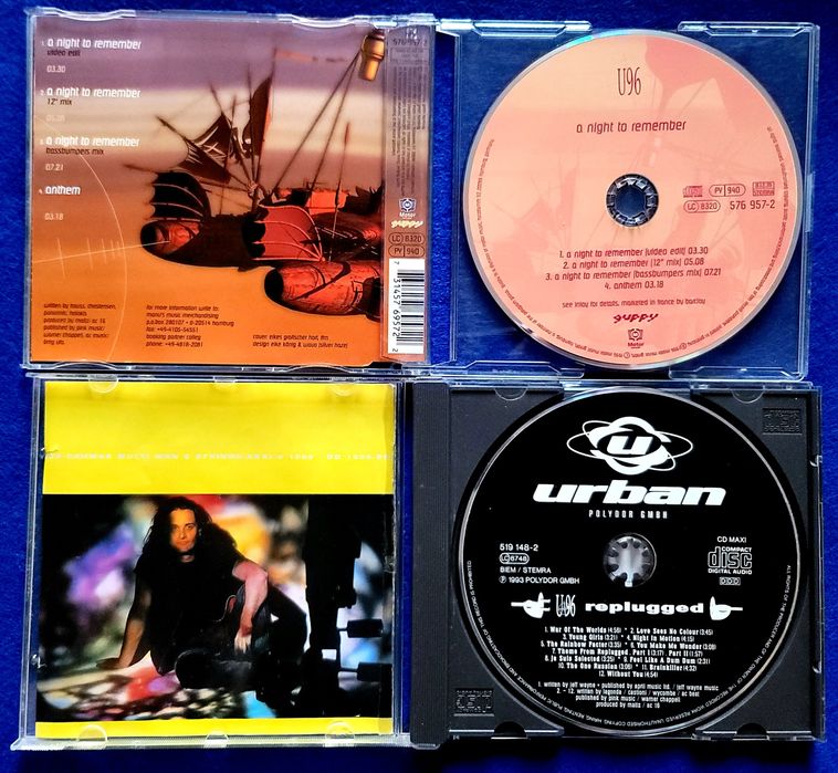 Фирменные CD группы U96 Альбомы и синглы Eurodance: 320 грн. - CD