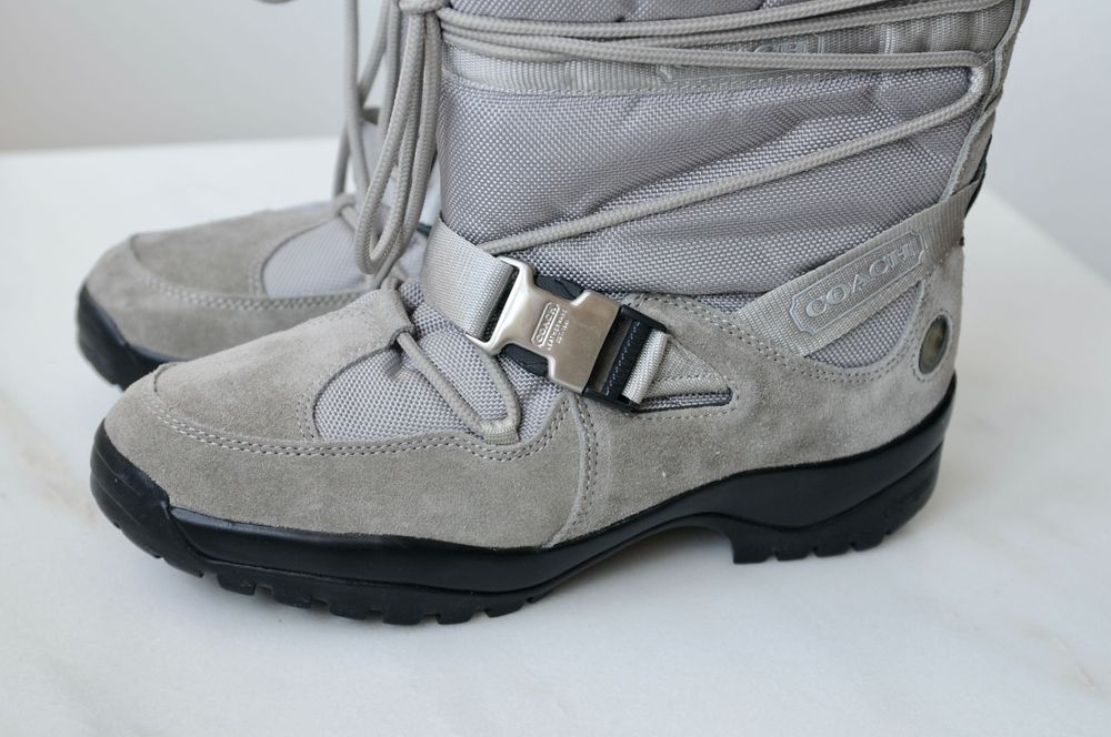 Coach, sniegowce ekskluzywne  buty zimowe unisex  US 10 ( eu 42.5)