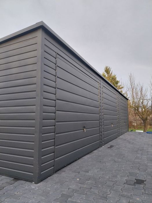 Garaż blaszany nowoczesny na wymiar