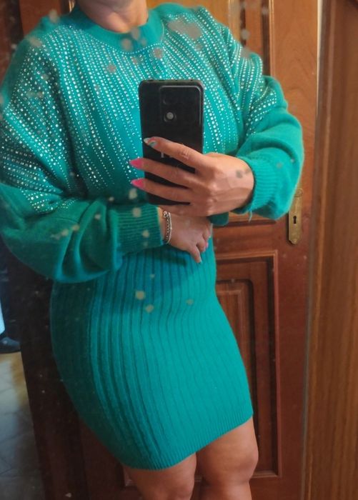 Vendo conjunto vestido e camisola inverno