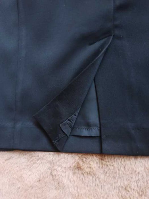 Czarna spódnica ołówkowa NA JESIEŃ, spódniczka STAN BDB