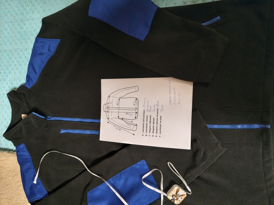 Polar czarno-niebieski mięsisty duży 5xl