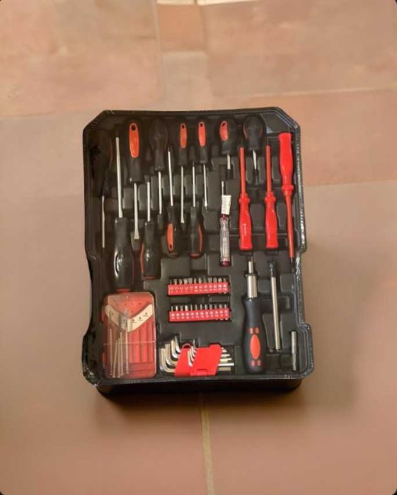 Набір інструментів wmc tools 408 шт., з трещоткою, в чемодані, новий.