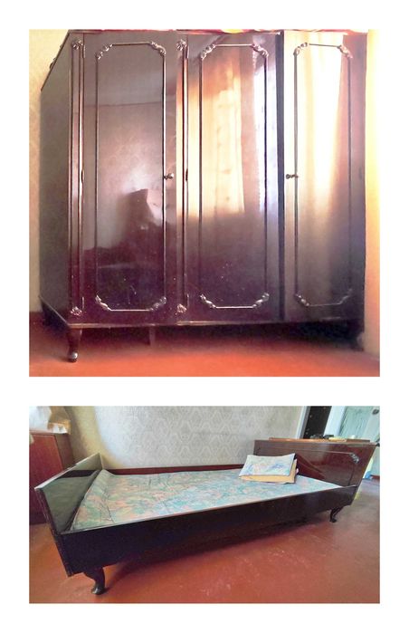 Распродажа, б/у кровать и шкаф, столы и другая мебель