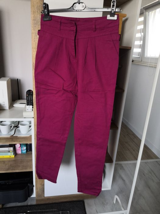Denim co materiałowe spodnie jeansy dżinsy cygaretki.
