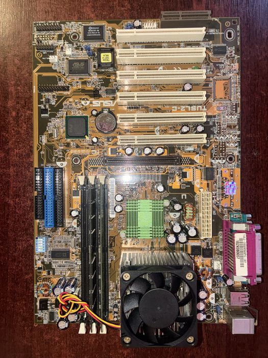 Retro Płyta główna ASUS TUSL2-C ATX + CPU + RAM