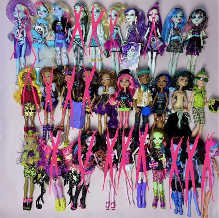Монстер Хай ляльки Monster High