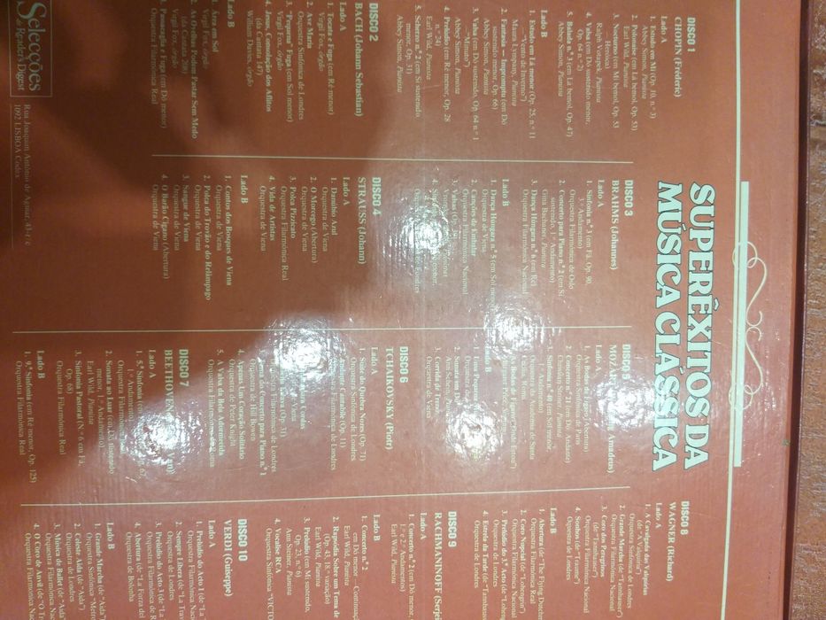 Vinil grandes sinfonias