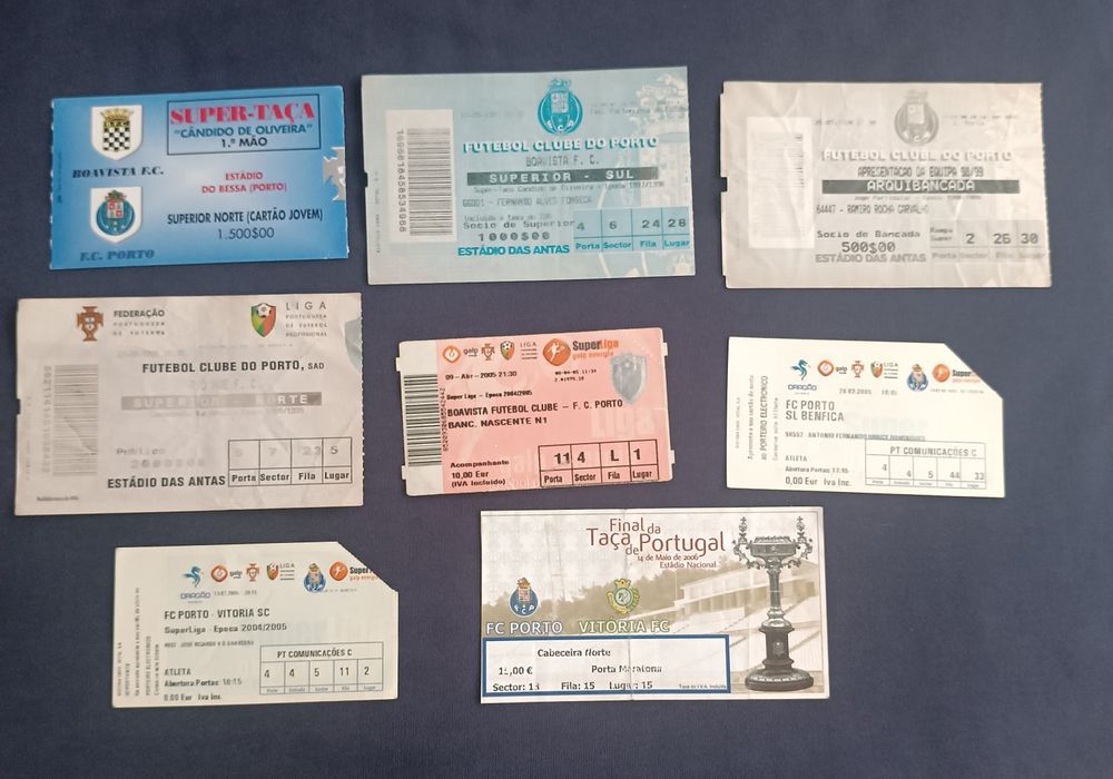 250 Bilhetes futebol F.C. Porto