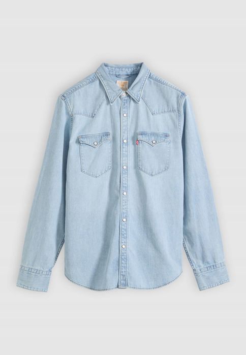 Levi'S 38 M Niebieska Koszula Męska Jeansowa Barstow D2447