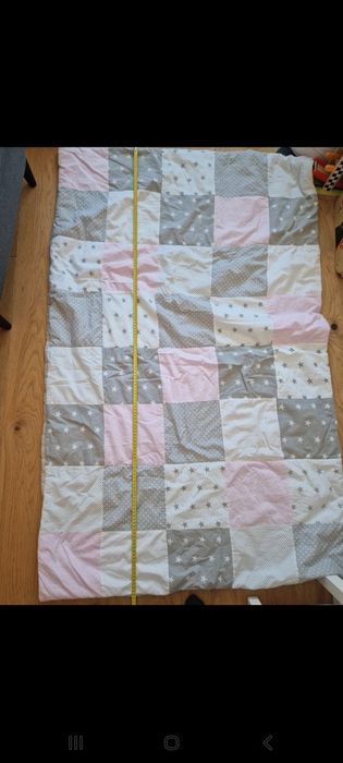 Narzuta do łóżeczka handmade 120x60