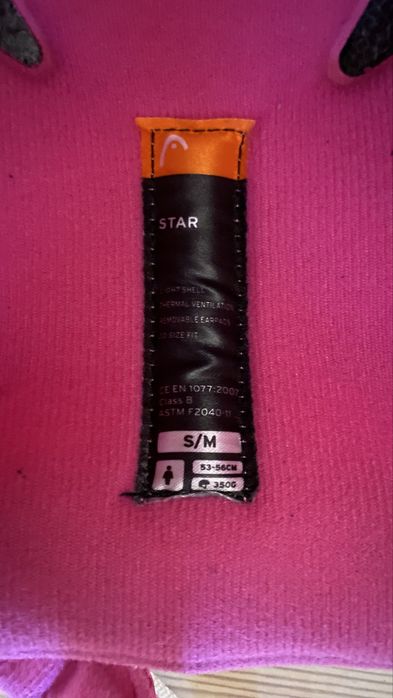 Kask narciarski dla dziewczynki