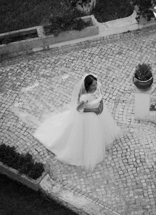 Sobre-saia premium para vestido de noiva – removível