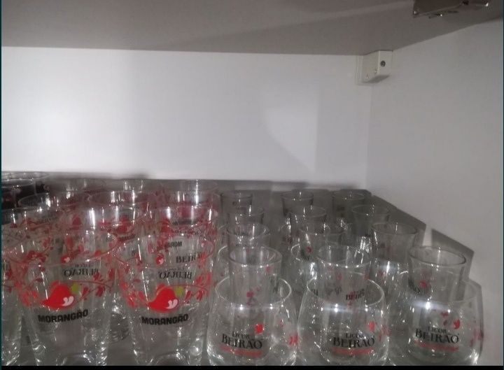 Coleção de copos de Licor Beirão