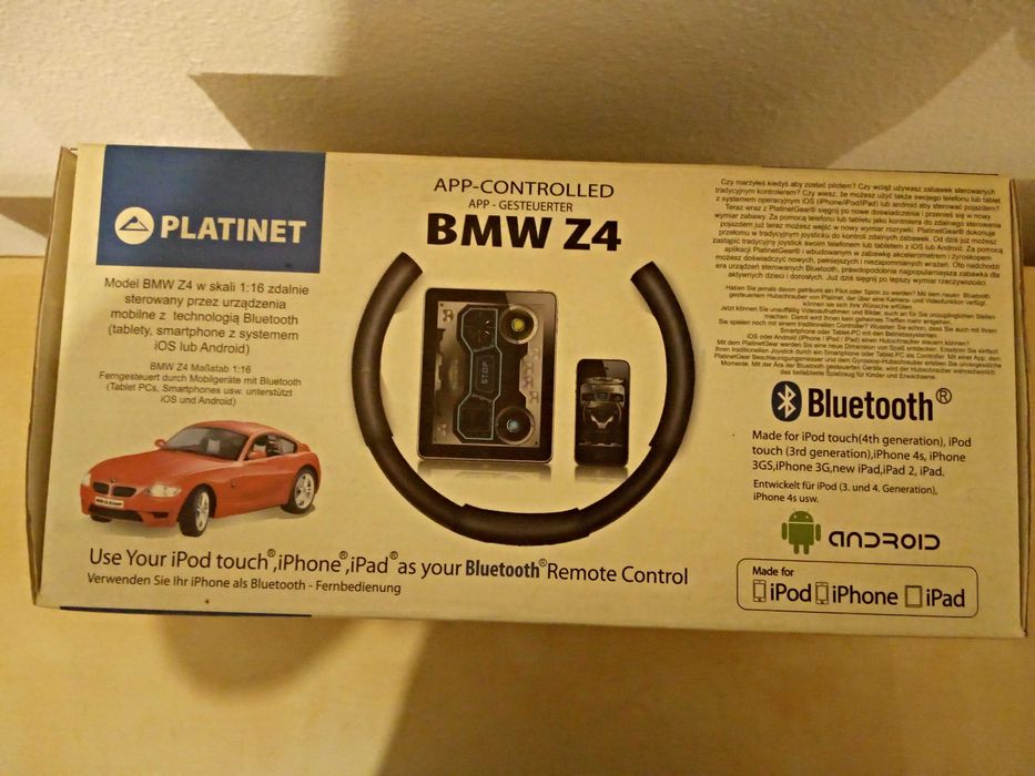 BMW Z4 - carrinho Bluetooth - a estrear