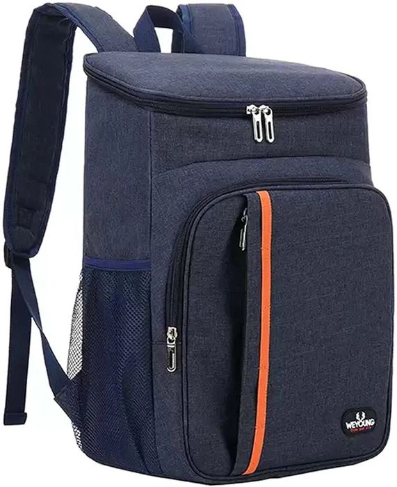 Mochila isotérmica térmica 23L [preto/cinza/azul] NOVO - ENVIO GRÁTIS