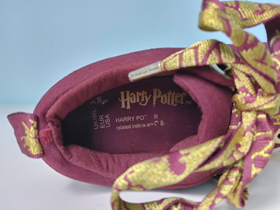 Buty trampki sneakersy płaskie harry potter 36 gryffindor