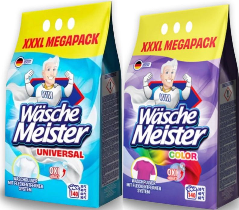 Пральний порошок  Wasche Meister Universal, Color 10,5 кг.