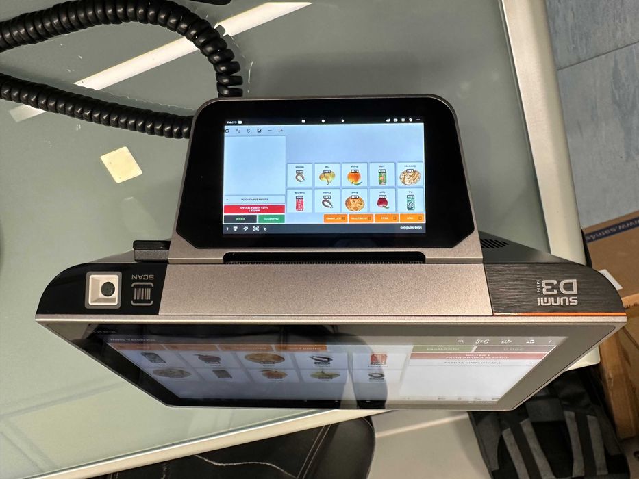 POS Android Sunmi D3 Mini c/Software faturação Zone Soft POS Mobile