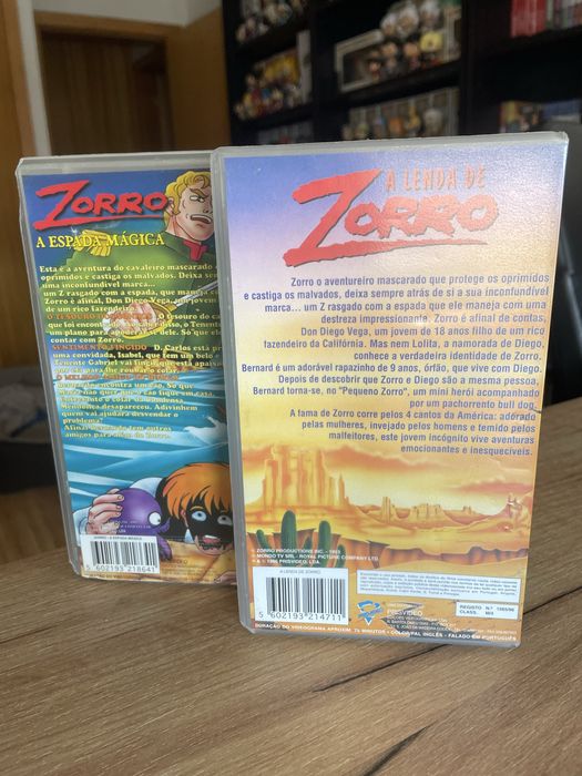 Conjunto vhs kaiketsu Zorro