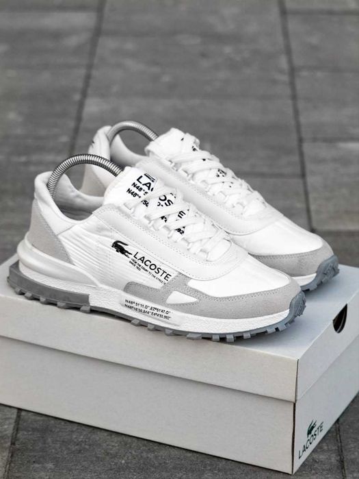 Кросівки чоловічі білі Lacoste Elite Active  White
