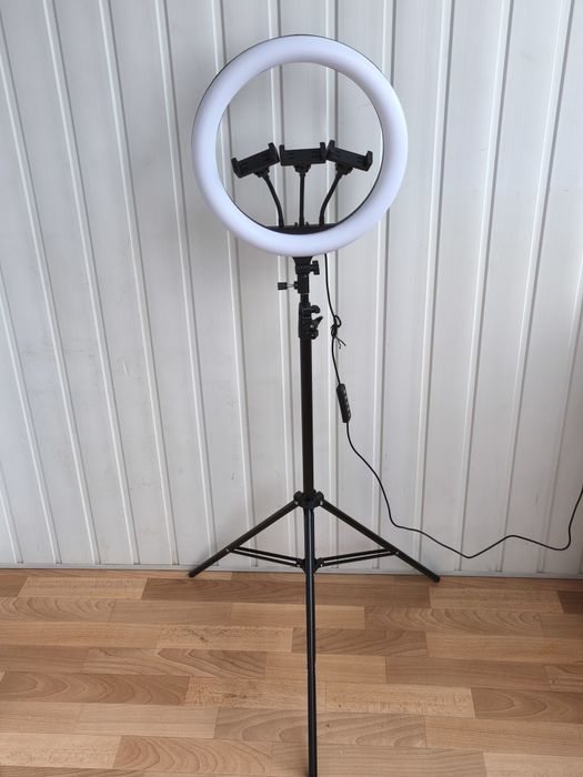 Кільцева лампа, кольорове кільце  MJ 36 RGB 36 см + штатів