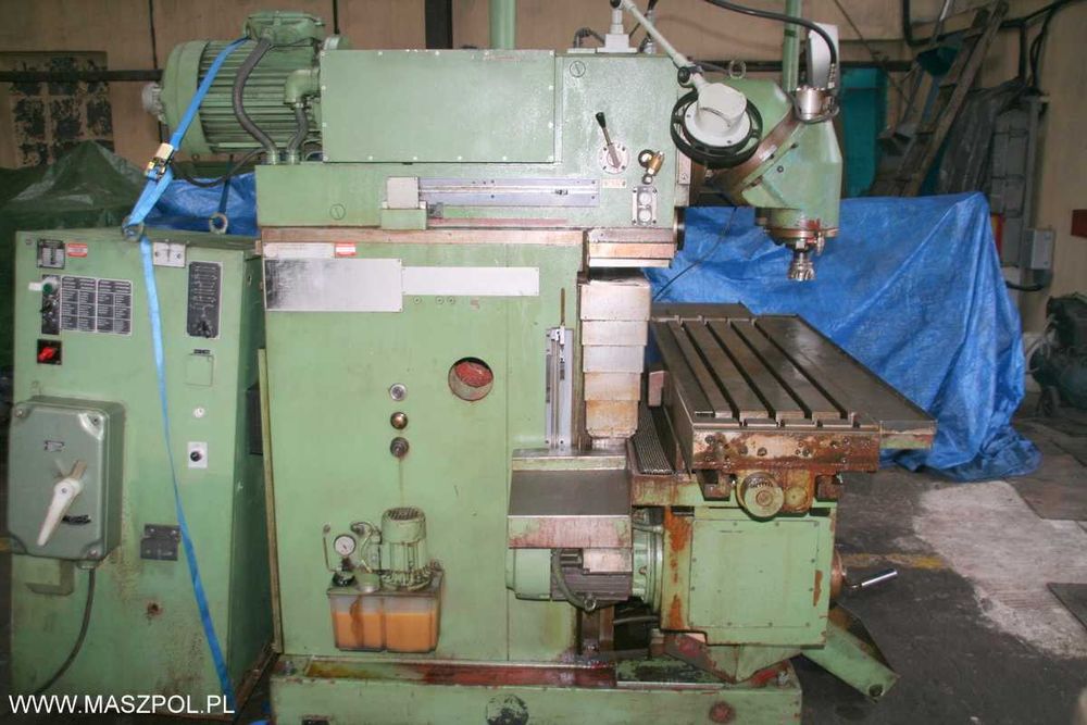 Frezarka FGS 32/40 - TOS - odczyty HEIDENHAIN - super stan - FILM