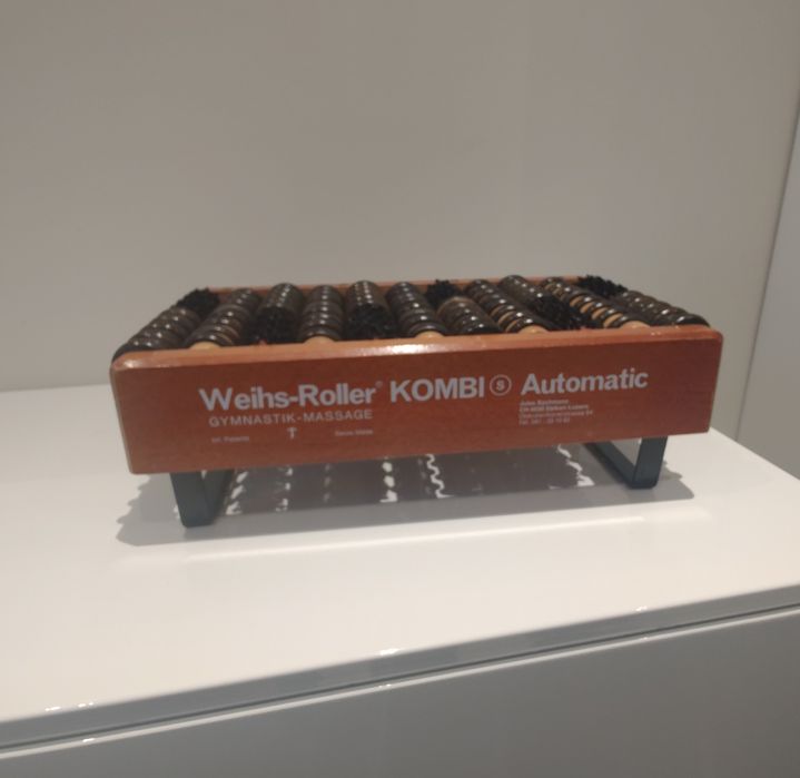 Weihs Roller Kombi drewniany masażer do stóp vintage lata 80