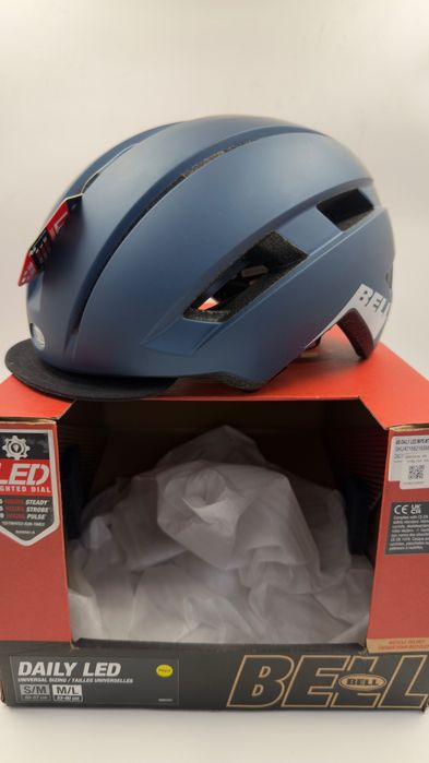 Nowy Kask Rowerowy Bell Daily Led Mips r. X (53-60cm)