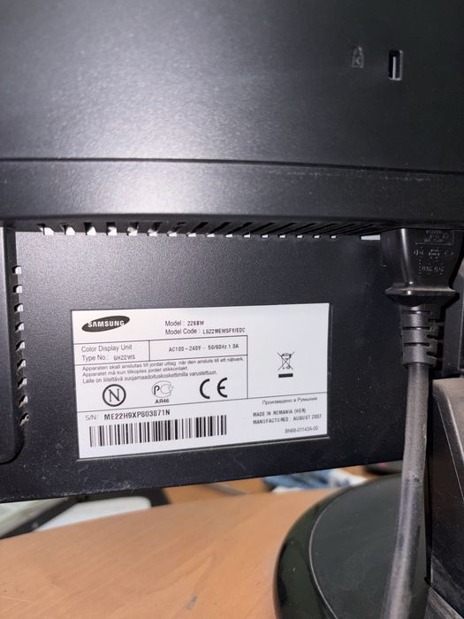 Продам монітор Samsung 226BW