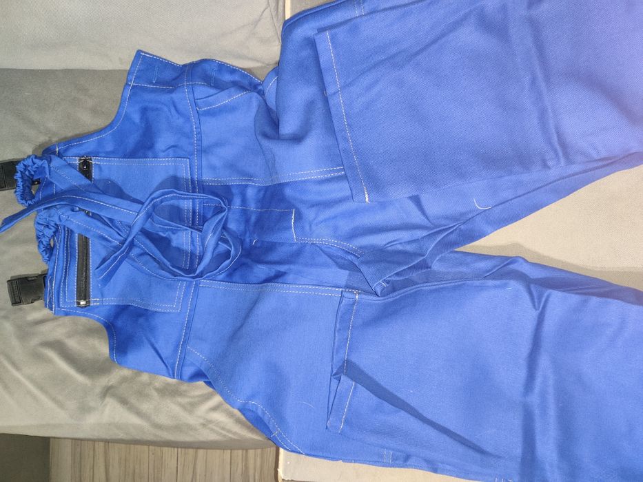 Spodnie ogrodniczki 164/84 + flanela M + katana 171cm