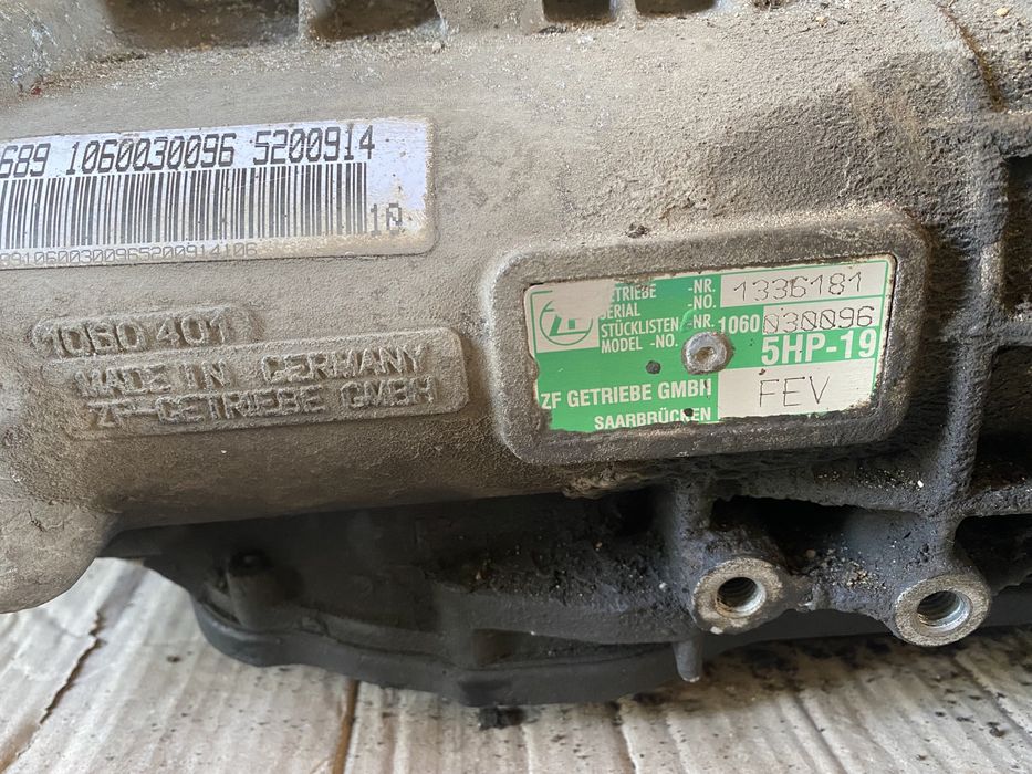 АКПП ZF 5HP-19 FEV /5HP19 FEV автомат коробка/Skoda superb/Passat/