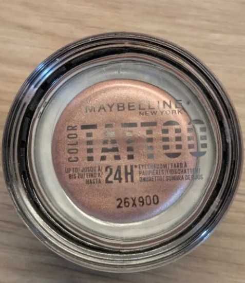 Maybelline Color Tattoo 24HR matowy cień do powiek w kremie 65 Pink Gold