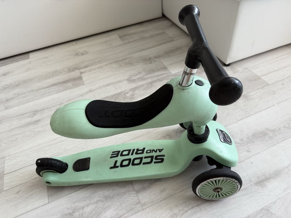 Детский самокат трансформер