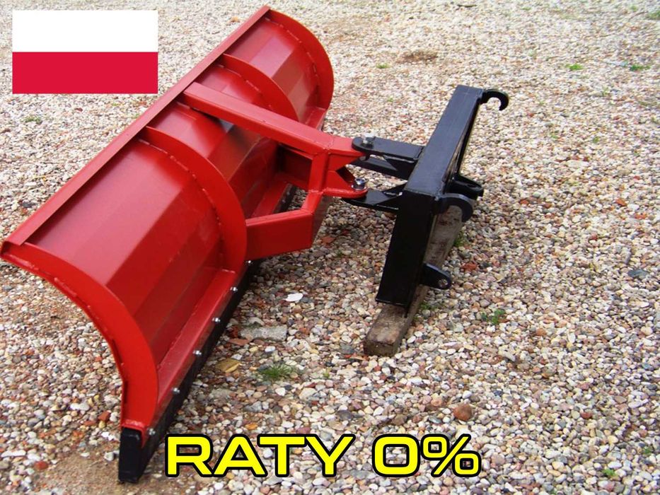 Pług śnieżny do śniegu 1,2 - 3.0m Prosty Lemiesz Sprężynowy
