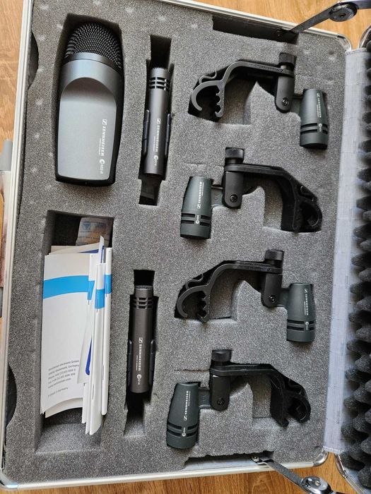 Sennheiser e600 Drum Set - Zestaw mikrofonów perkusyjnych- jak nowy!