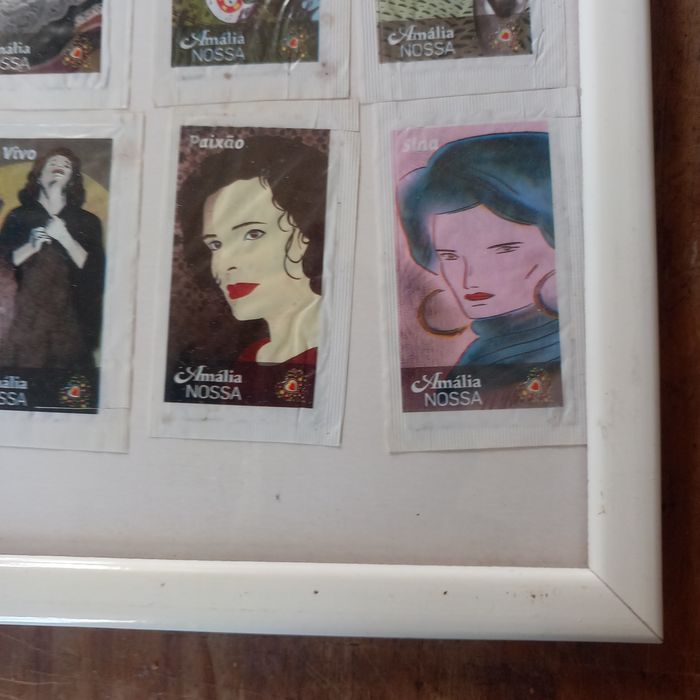 Amália Rodrigues em pacotes de açúcar