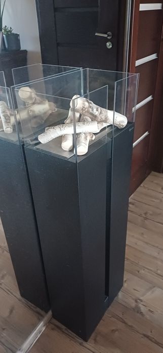 Biokominek wolnostojący ROMEO SQUARE czarny