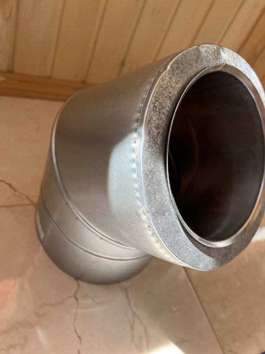 Коліно 45 д 160/220 1мм ст 304 нерж/оц