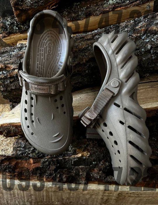 Чоловічі Крокси сабо Crocs Echo Clog Atmosphere/Khaki/Bone Crocs Крокси