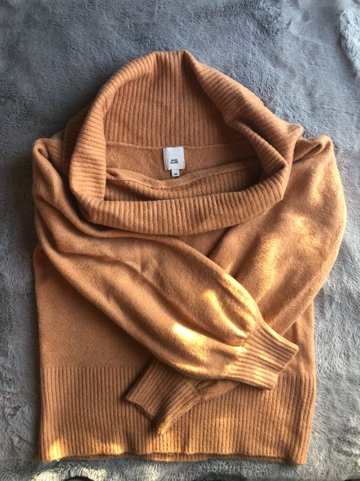 Ciepły Sweter river island XS beżowy