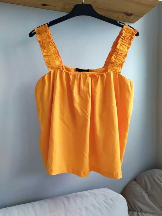 Bluzka pomarańczowa top 40 L Mohito